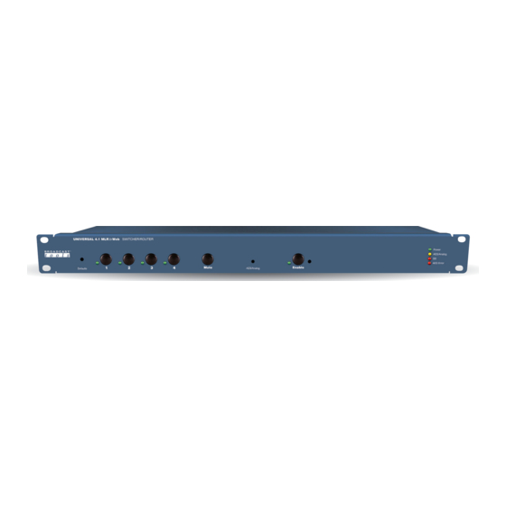 Broadcast Tools Universal 4.1 MLR Manuals