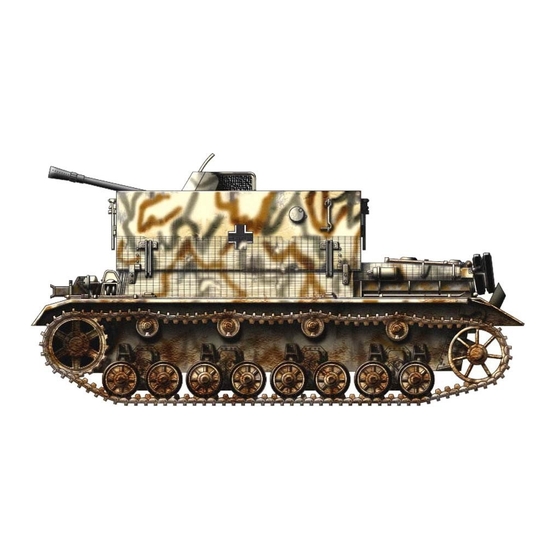 Eduard Flakpanzer IV Mobelwagen 37mm Quick Start Manual