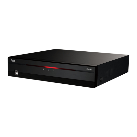 Direct IP Idis DR-6100P Series Manuals