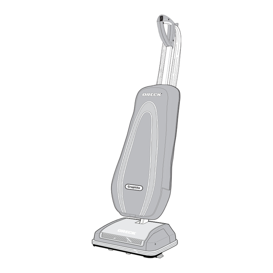 Oreck U4300 Graphite series User Manual