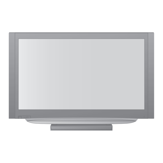Panasonic Viera TH-46PZ85B Operating Instructions Manual