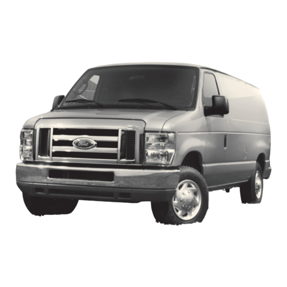 Ford E-SERIES 2014 Owner's Manual