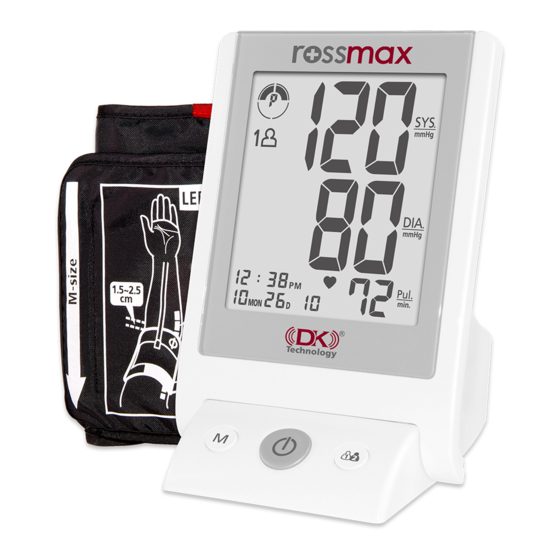 Rossmax AC701k Instruction Manual