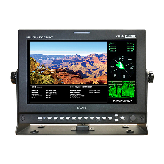Plura PHB-207-3G Operating Instructions Manual
