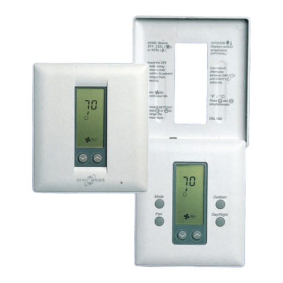 enerstat DSL-600 Operating Instructions