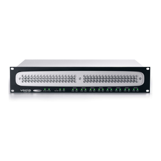 Biamp Vocia VA-8150CV Operation Manual