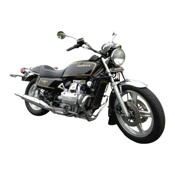 Honda GL1100 1979 Owners Workshop Manual