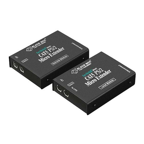 Black Box ServSwitch ACU1007A Manual