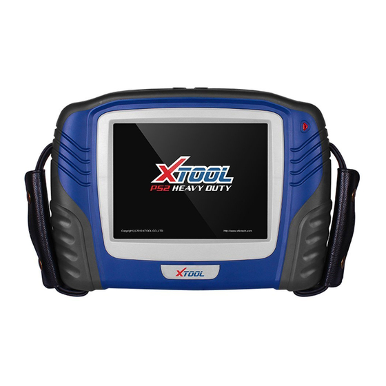 Xtool PS2 Heavy Duty Manual