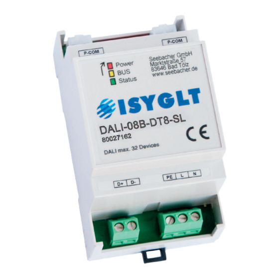 ISYGLT DALI-08B-DT8-SL Instruction Manual