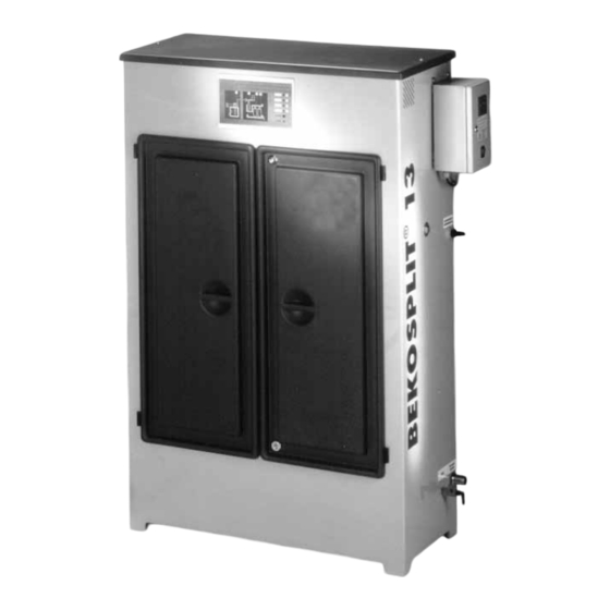 Beko BEKOSPLIT 12 Instructions For Installation And Operation Manual