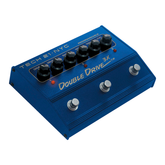 Tech 21 Double Drive 3x Quick Manual