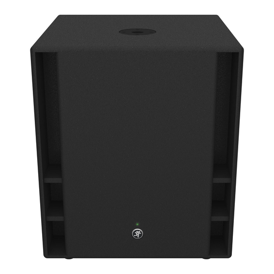 Mackie Thump18S Brochure & Specs