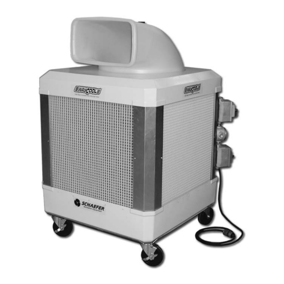 User Manuals: Schaefer WayCool Evaporative Cooler