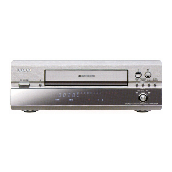 Denon DRR-201SA Operating Instructions Manual
