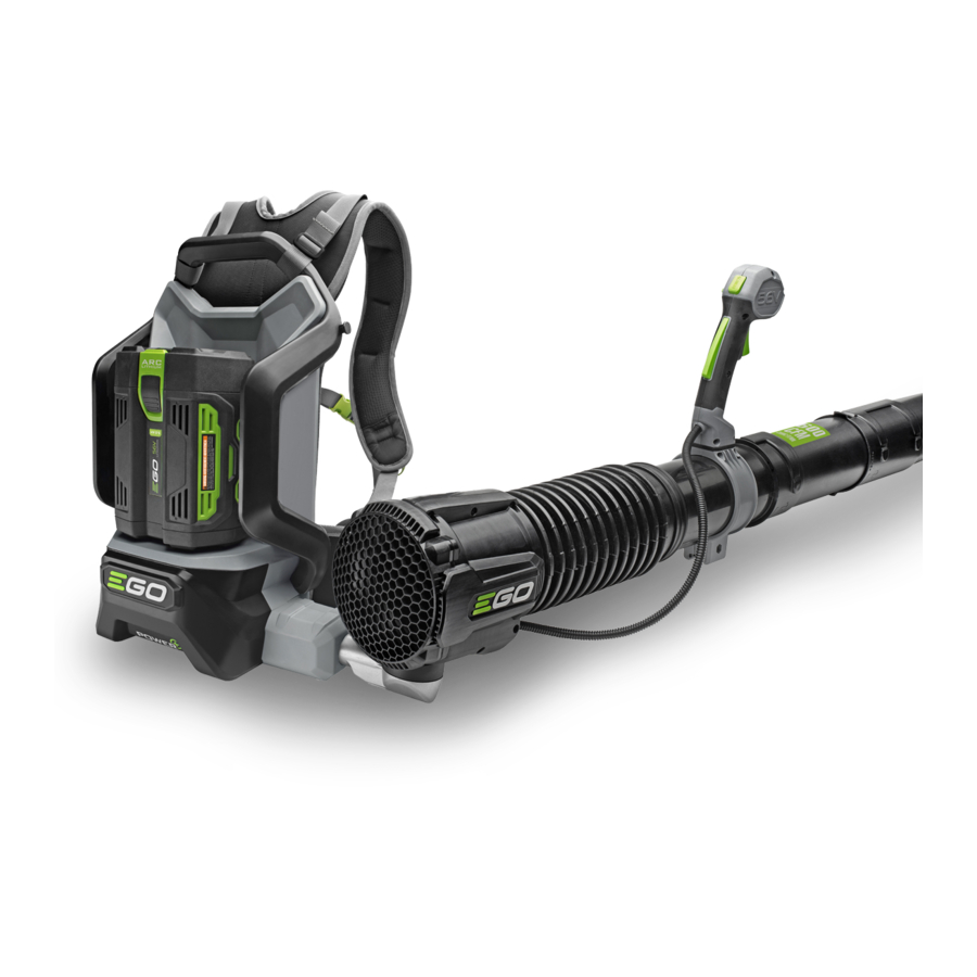 EGO LB6000E Operator's Manual