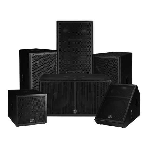 Wharfedale Pro Delta X Series Operating Manual And User Manual
