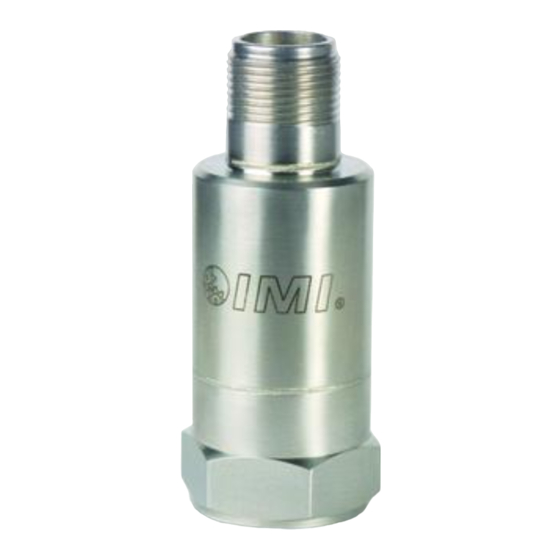 IMI SENSORS HT640B02 Installation And Operating Manual