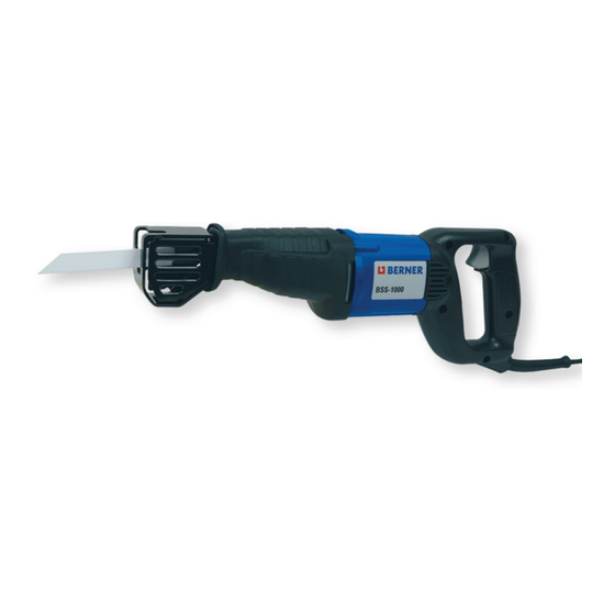 Berner BSS1000 Instruction Manual/Safety Instructions