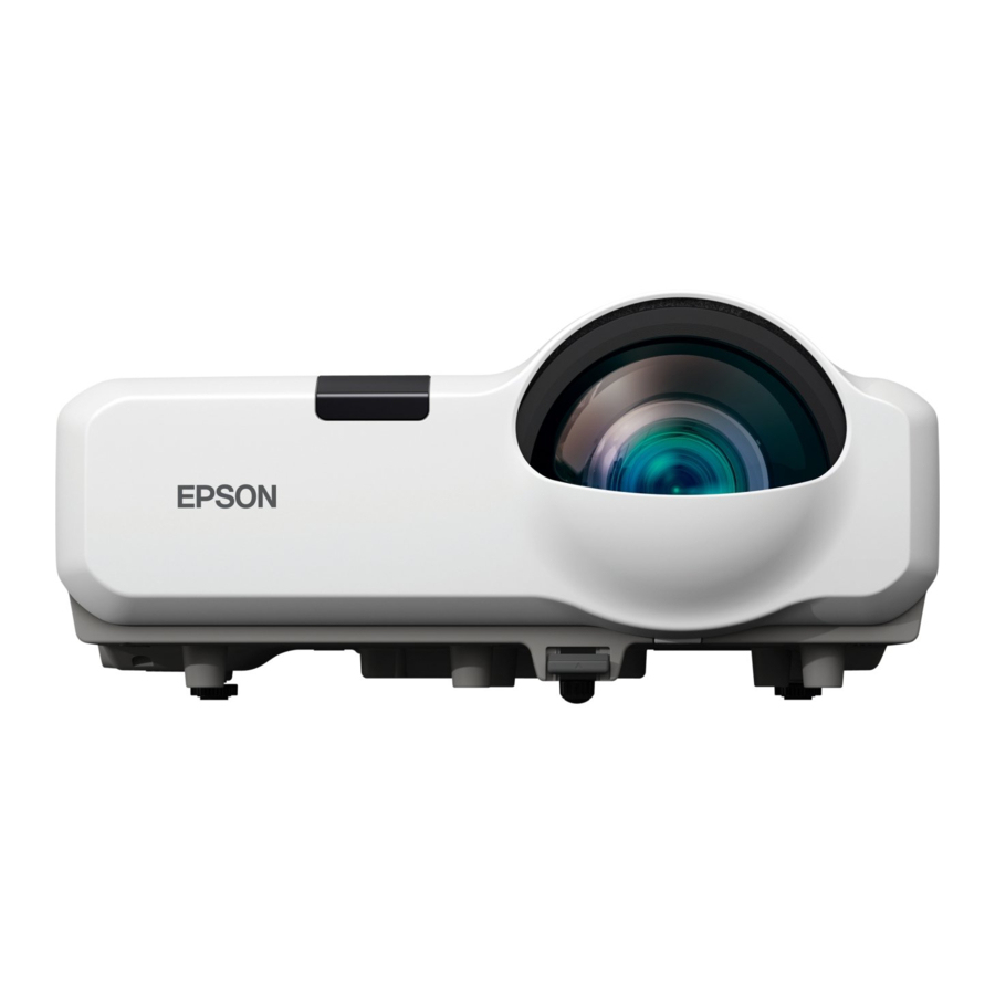 Epson PowerLite 420, 425W, 430, 435W - Multimedia Projector Quick Setup Guide