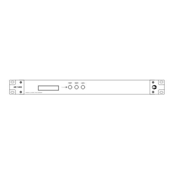 Amperes Electronics AR1400 Instruction Manual