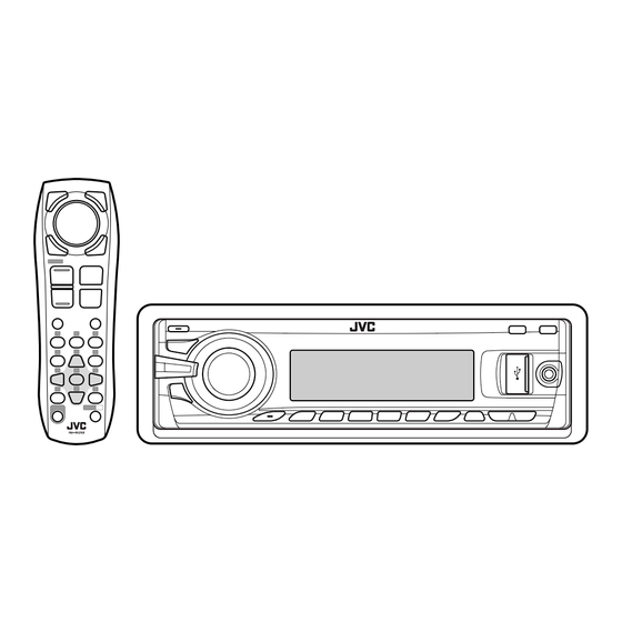 JVC DVD/CD Receiver KD-DV7402 Instructions Manual