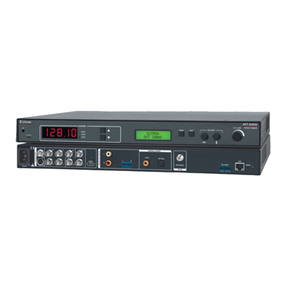 Extron electronics AVT 200HD User Manual