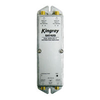 Kingray SAT 42D Installation Manual