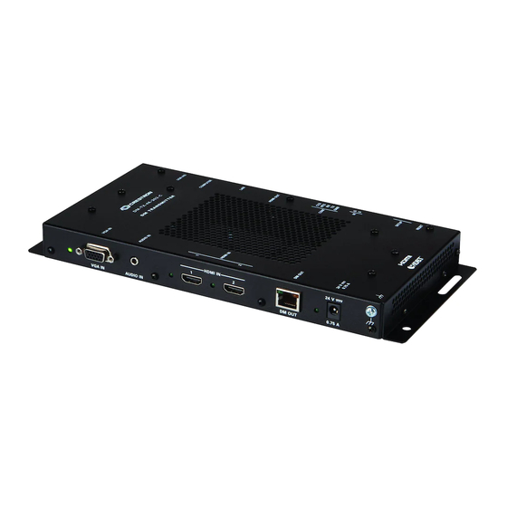 Crestron DM-TX-4K-202-C Quick Start Manual