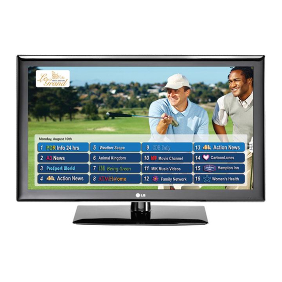 LG 37LD650H LCD Widescreen HDTV Manuals