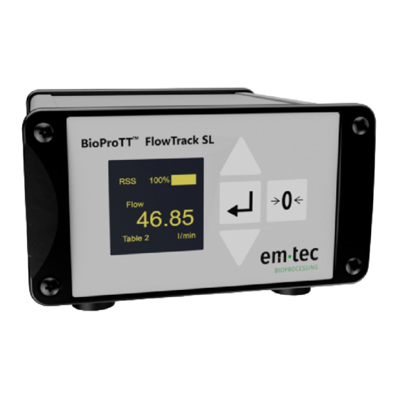 em-tec BioProTT FlowTrack SL User Manual