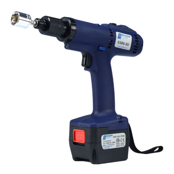 Delta Regis 18VDC ESB6-X Series Operation Manual