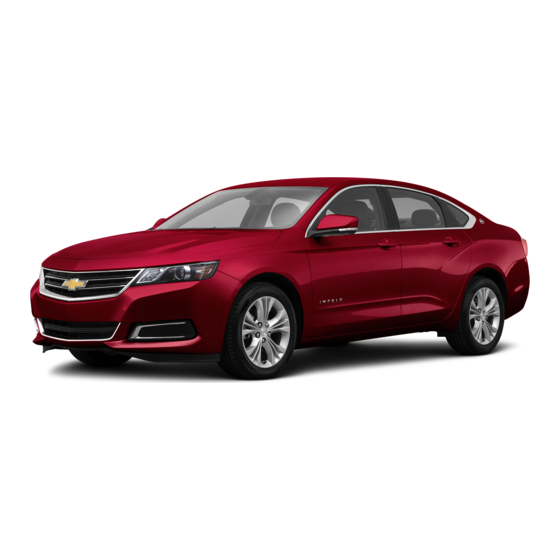 Chevrolet Impala Limited 2014 Owner's Manual