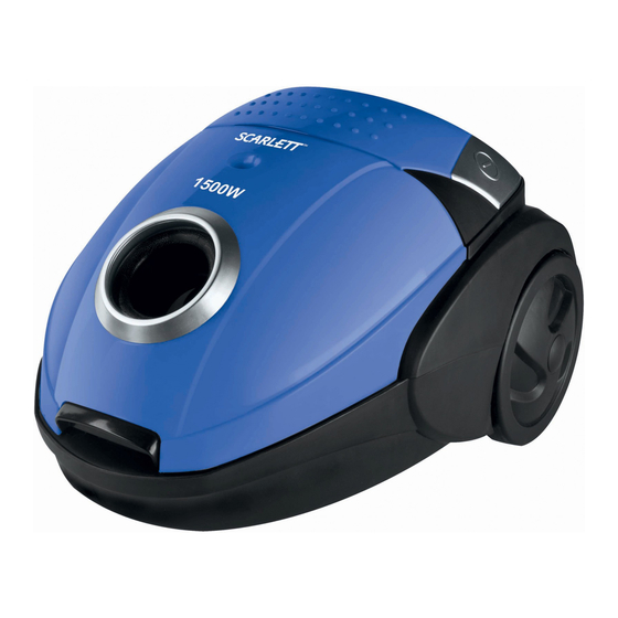 User Manuals: Scarlett SC-080 Vertical Electric Vacuum