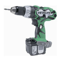 Hitachi DV 14DL Handling Instructions Manual