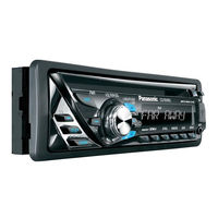 Panasonic CQRX400U - AUTO RADIO/CD/MP3 DECK Service Manual