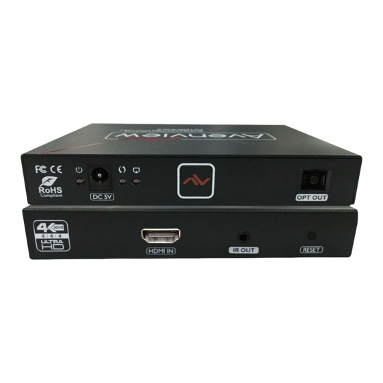 Avenview FO-HDM-IP4K-SET Manuals