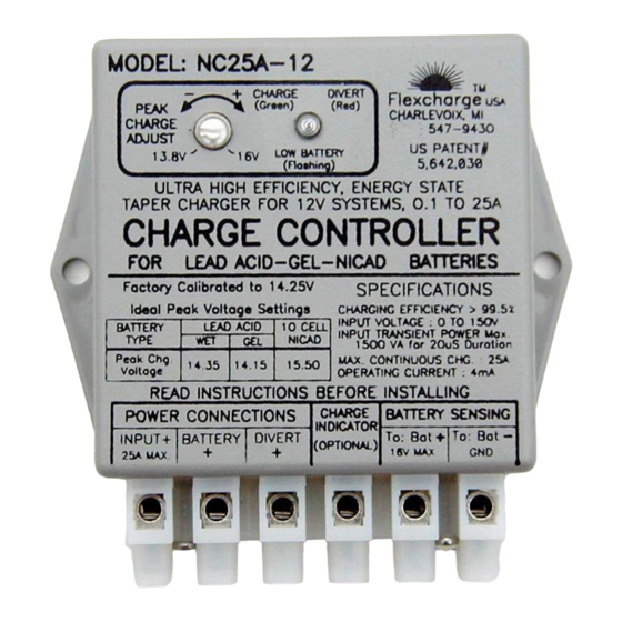 Flexcharge NC25A-12 Manuals