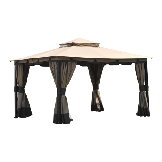 Sunjoy Healdsburg Gazebo Assembly Instructions Manual