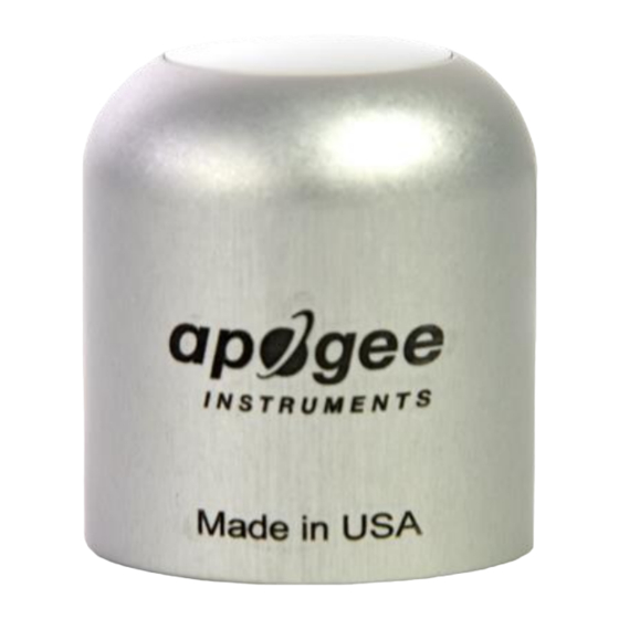 Apogee Instruments SQ-624-SS Owner's Manual