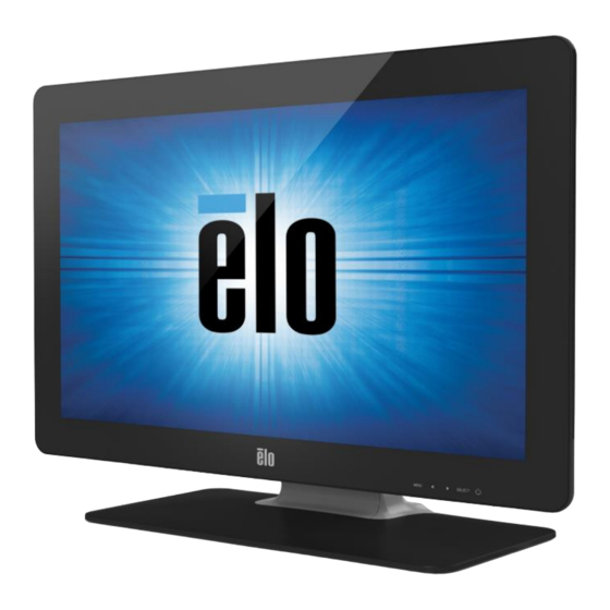 Elo TouchSystems ET2201L Manuals