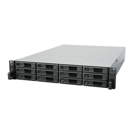 Synology SA3610 Scalable Storage Solution Manuals