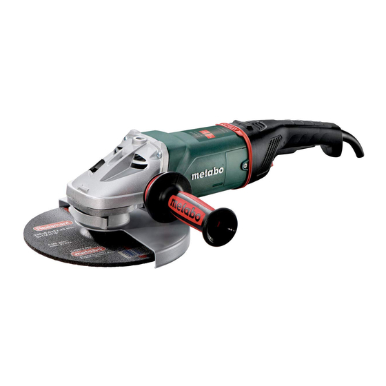 Metabo WEP 24-230 MVT Operating Instructions Manual