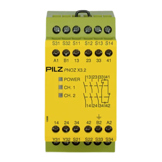 Pilz PNOZ X3.2 Operating Manual
