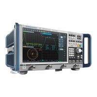 Rohde & Schwarz R&S ZNB43 Getting Started