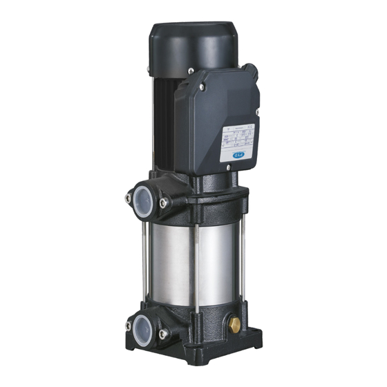 PYD Electrobombas VERTI Series Operating And Maintenance Manual