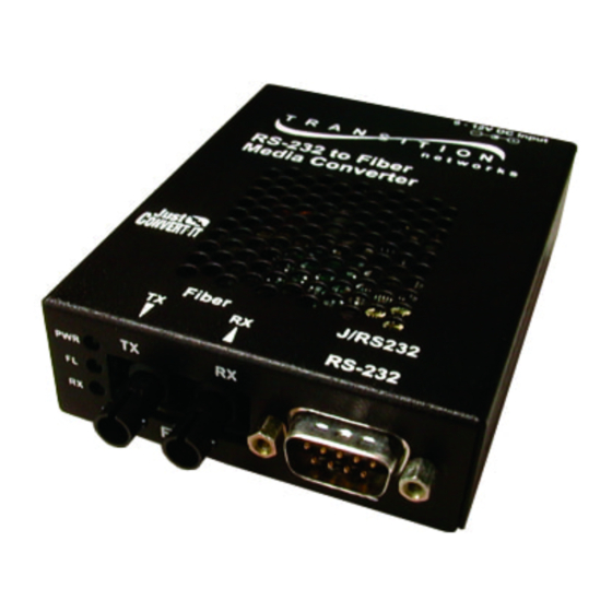 Transition Networks J/E-CF-01 User Manual