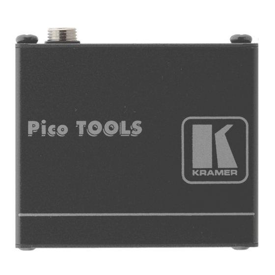 Kramer PT-101Hxl User Manual