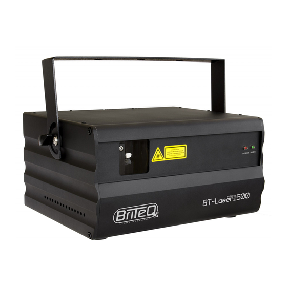 Briteq BT-LASER1500 RGB Operation Manual