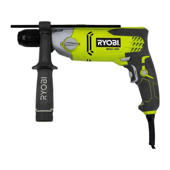 Ryobi RPD1200 Original Instructions Manual